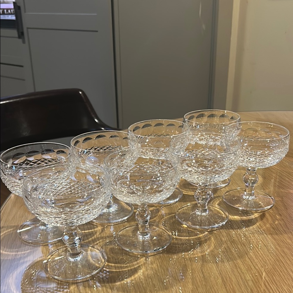 Waterford Crystal Clear Goblet Set